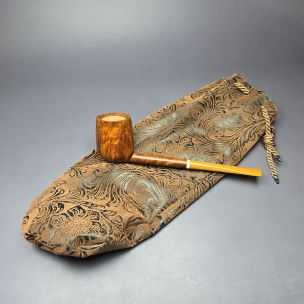 Scottie Piersel Smooth Pencil Shank Billiard w/ Juma Estate Briar Pipe, Unsmoked - Image 14