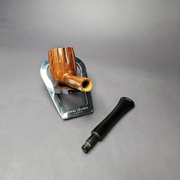 Kennett Pipe c. 1930s Smooth Fluted Billiard Estate Briar Pipe, English Estates - Image 13