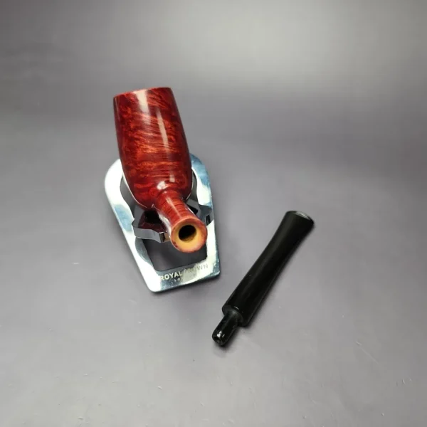 W.O. Larsen (c. 1960s) Copenhagen De Luxe XL Smooth Stack Billiard Estate Briar Pipe, Danish Estates - Image 14