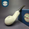 MBSD Meerschaum Silver Reverse Calabash Ukulele Block Meerschaum Pipe, New