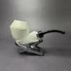 MBSD Meerschaum Silver Reverse Calabash Rhodesian Block Meerschaum Pipe, New - Image 2