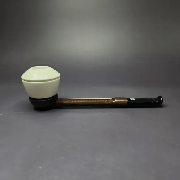 Falcon Extra Dental with MBSD Meerschaum Block Meerschaum Bowl Pipe, New - Image 2