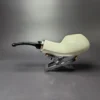 MBSD Meerschaum Silver Reverse Calabash Ukulele Block Meerschaum Pipe, New - Image 3