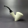 MBSD Meerschaum Silver Jekyll & Hyde Dublin RC Block Meerschaum Pipe, New - Image 3