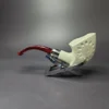 MBSD Meerschaum Silver Army Mount Lattice Pickaxe Block Meerschaum Pipe, New - Image 3