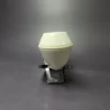 MBSD Meerschaum Silver Reverse Calabash Rhodesian Block Meerschaum Pipe, New - Image 4