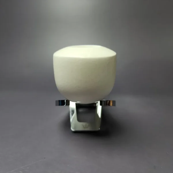 MBSD Meerschaum Silver Reverse Calabash Bullcap Block Meerschaum Pipe, New - Image 4