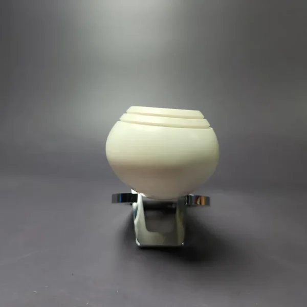 MBSD Meerschaum Silver Reverse Calabash Author Block Meerschaum Pipe, New - Image 4