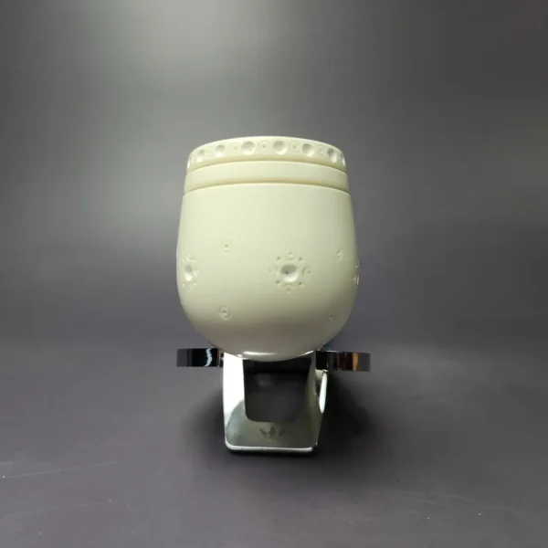 MBSD Meerschaum Silver Stubby Pot Reverse Calabash Block Meerschaum Pipe, New - Image 4