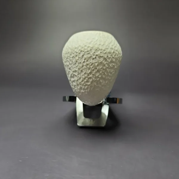 MBSD Meerschaum Silver Rustic Acorn Reverse Calabash Block Meerschaum Pipe, New - Image 4