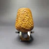 MBSD Meerschaum Silver Rustic Brandy Reverse Calabash Block Meerschaum Pipe, New - Image 4