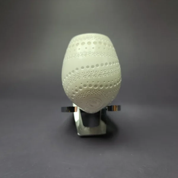 MBSD Meerschaum Silver Lattice Brandy Reverse Calabash Block Meerschaum Pipe, New - Image 4