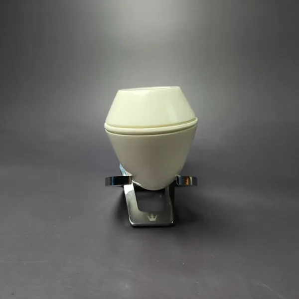MBSD Meerschaum Silver Reverse Calabash Rhodesian Block Meerschaum Pipe, New - Image 4
