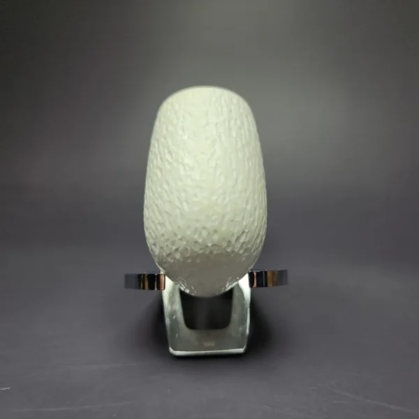 MBSD Meerschaum Silver Rusticated Oom Paul Reverse Calabash Block Meerschaum Pipe, New - Image 4