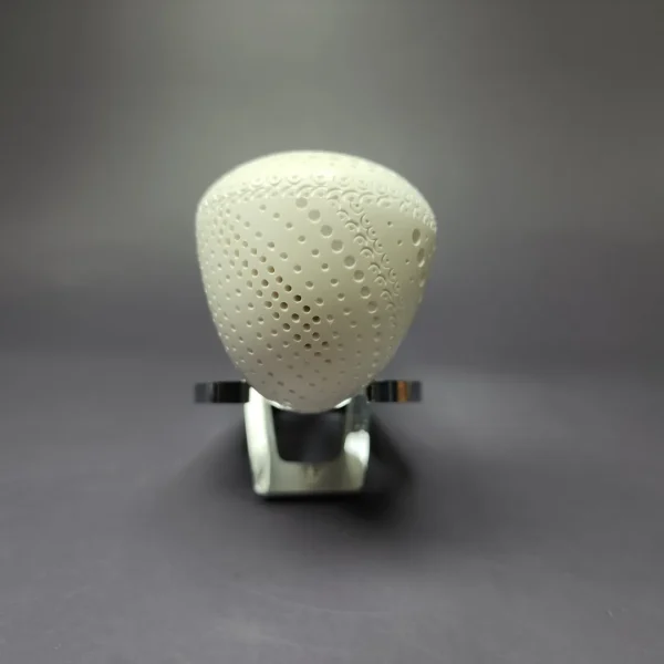 MBSD Meerschaum Silver Lattice "Danish Dublin" Rev Calabash Block Meerschaum Pipe, New - Image 4