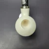MBSD Meerschaum Silver Scoop Dublin Reverse Calabash Block Meerschaum Pipe, New - Image 5