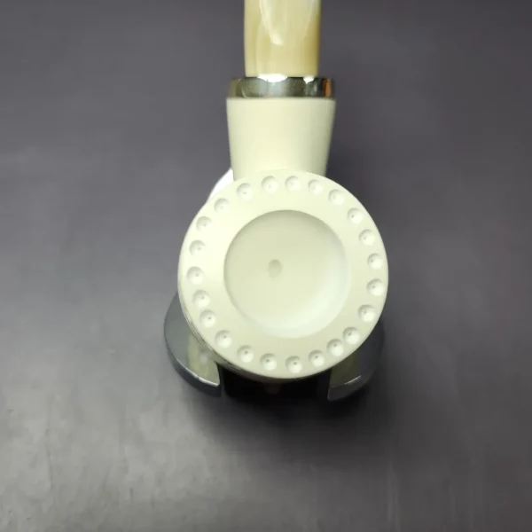 MBSD Meerschaum Silver Stubby Pot Reverse Calabash Block Meerschaum Pipe, New - Image 5