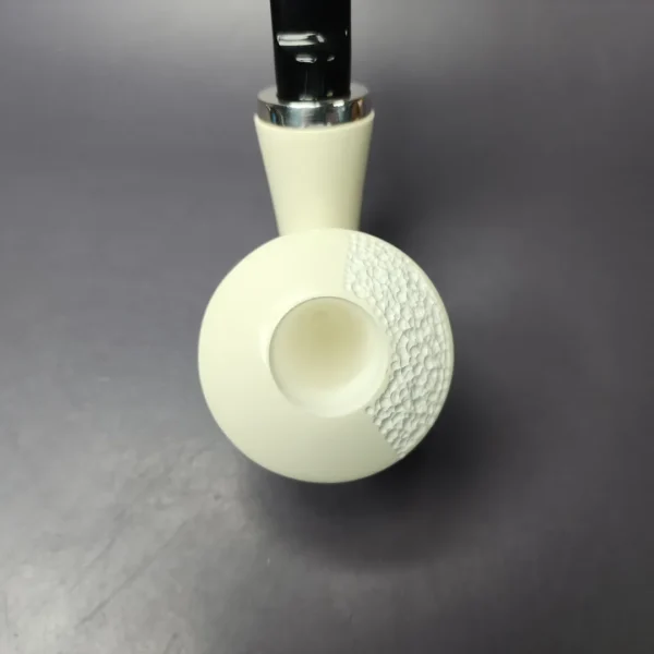 MBSD Meerschaum Silver Jekyll & Hyde Dublin RC Block Meerschaum Pipe, New - Image 5