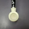 MBSD Meerschaum Silver Rustic Poker Reverse Calabash Block Meerschaum Pipe, New - Image 5