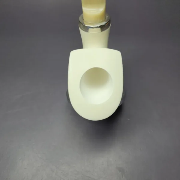 MBSD Meerschaum Silver Pickaxe Reverse Calabash Block Meerschaum Pipe, New - Image 5