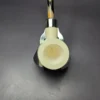 MBSD Meerschaum Silver Army Mount Billiard Block Meerschaum Pipe, New - Image 5