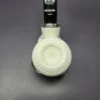 MBSD Meerschaum Silver Lattice "Danish Dublin" Rev Calabash Block Meerschaum Pipe, New - Image 5