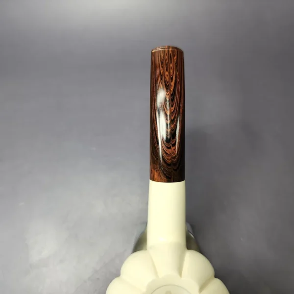 MBSD Meerschaum Deluxe Premier Sea Urchin Block Meerschaum Pipe, Briar-Mortise - Image 6
