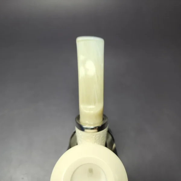 MBSD Meerschaum Silver Danish Dublin Reverse Calabash Block Meerschaum Pipe, New - Image 6