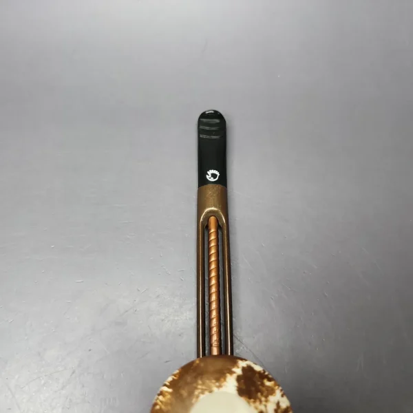 Falcon Extra Dental w/ MBSD Meerschaum Dublin Block Meerschaum Bowl Pipe, New - Image 6