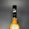 MBSD Meerschaum Silver Rustic Brandy Reverse Calabash Block Meerschaum Pipe, New - Image 6
