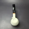 MBSD Meerschaum Deluxe Smooth Apple Block Meerschaum Pipe, Briar-Mortise, New - Image 7