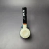 MBSD Meerschaum Deluxe Rhodesian Block Meerschaum Pipe, Briar-Mortise, New - Image 7