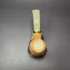 MBSD Meerschaum Silver Rustic Tankard Reverse Calabash Block Meerschaum Pipe, New - Image 7