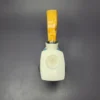 MBSD Meerschaum Silver Reverse Calabash Block Meerschaum Pipe, New - Image 7