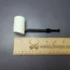 MBSD Meerschaum Deluxe Rusticated Poker Block Meerschaum Pipe, New - Image 8