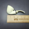 MBSD Meerschaum Silver Danish Dublin Reverse Calabash Block Meerschaum Pipe, New - Image 8