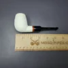 MBSD Meerschaum Deluxe Stubby Stack Block Meerschaum Pipe, Briar-Mortise, New - Image 8