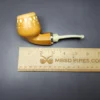 MBSD Meerschaum Silver Devil Anse Reverse Calabash Block Meerschaum Pipe, New - Image 8