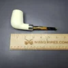 MBSD Meerschaum Silver Army Mount Billiard Block Meerschaum Pipe, New - Image 8