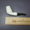 MBSD Meerschaum Silver Cutty Reverse Calabash Block Meerschaum Pipe, New - Image 8