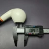 MBSD Meerschaum Deluxe Smooth Apple Block Meerschaum Pipe, Briar-Mortise, New - Image 9