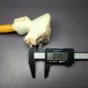 MBSD Meerschaum Deluxe Natural Freehand Block Meerschaum Pipe, Briar-Mortise, New - Image 9
