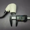 MBSD Meerschaum Silver Reverse Calabash Lattice Oom Paul Block Meerschaum Pipe, New - Image 9