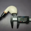 MBSD Meerschaum Deluxe Smooth Egg Block Meerschaum Pipe, Briar-Mortise, New - Image 8