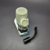 MBSD Meerschaum Silver Reverse Calabash Lattice Oom Paul Block Meerschaum Pipe, New - Image 10