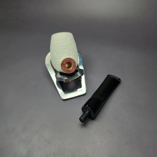 MBSD Meerschaum Deluxe Stubby Stack Block Meerschaum Pipe, Briar-Mortise, New - Image 10
