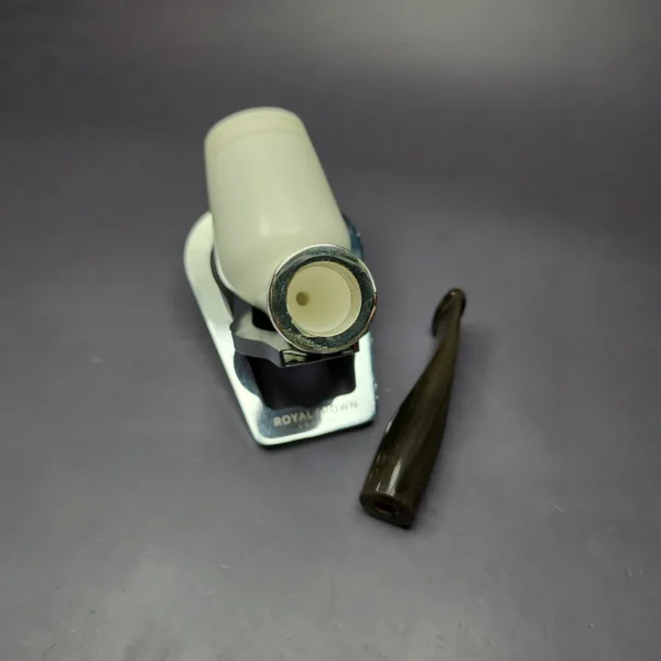 MBSD Meerschaum Silver Cutty Reverse Calabash Block Meerschaum Pipe, New - Image 10