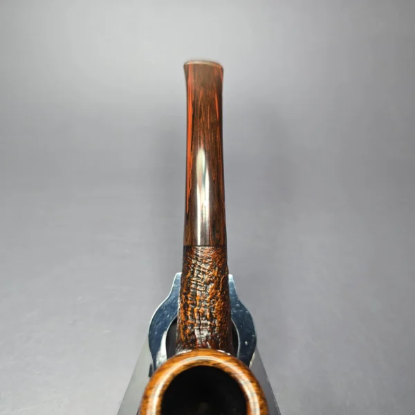 Dunhill 1983 Cumberland 41022 Sandblasted Bent Billiard Estate Briar Pipe, Unsmoked - Image 5