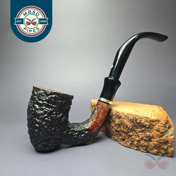 Mauro Armellini XL Rusticated Calabash Estate Briar Pipe, Italian Estates