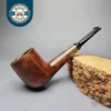 MBSD Briars by Piero Vitale Sienna Contrast Smooth Billiard w/ Zebrawood Briar Pipe, New